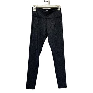 coolomg Black gray spiral leggings womens Size S